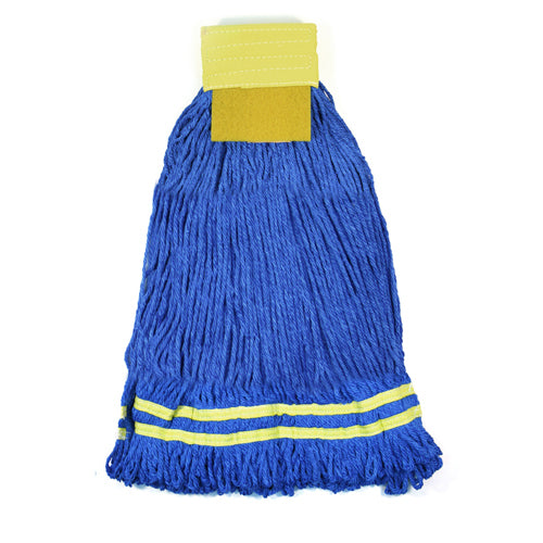 MicroWORKS® MICROFIBER STRING MOP WITH SCRUBBER PAD 22 OZ. (2504-MFWP-22)