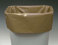 15" x 9" x 32" Low Density Gusseted Poly Liner (1 mil)
