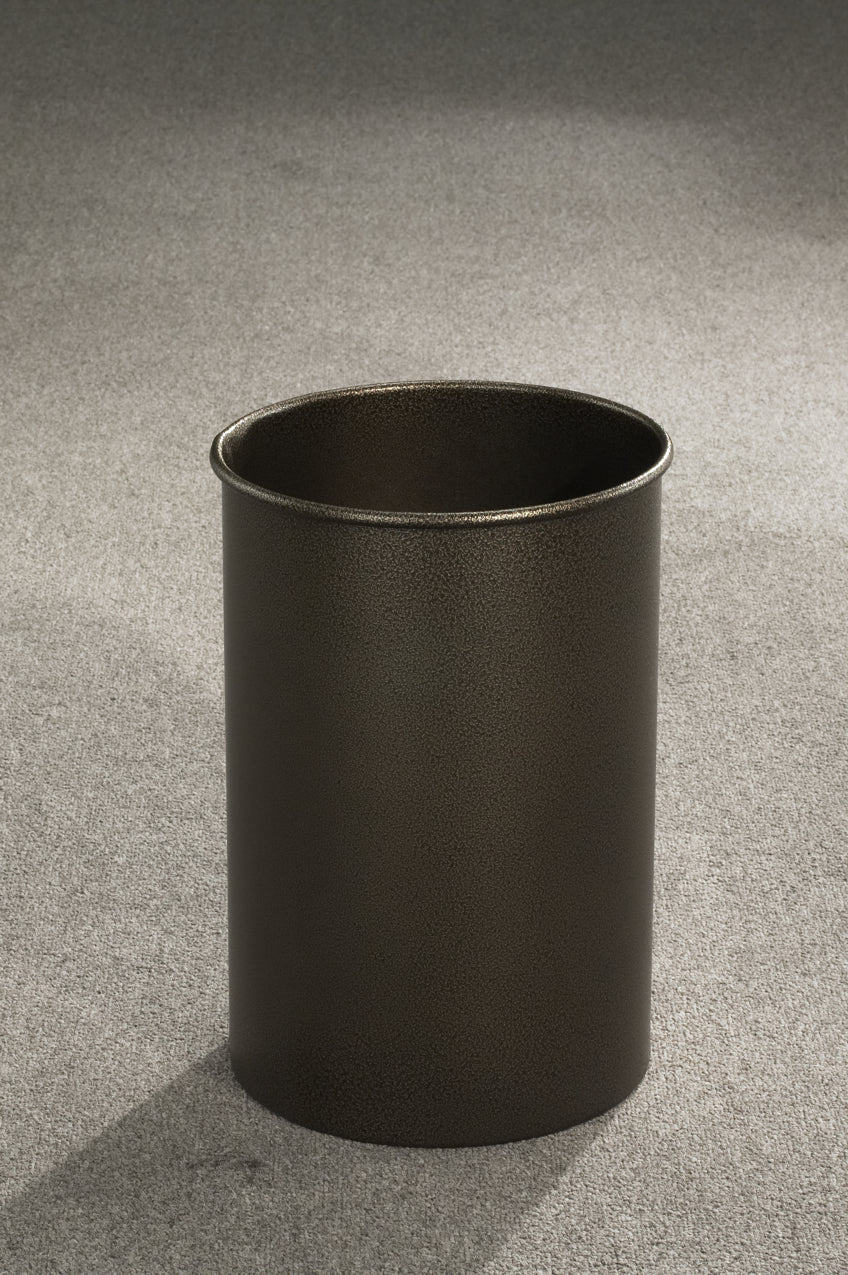 Glaro Open Top Wastebasket – 15" x 10" | Compact Design | Made in USA