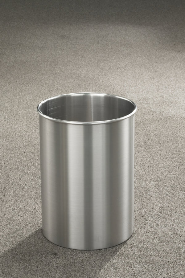 Glaro Open Top Wastebasket – 15" x 10" | Compact Design | Made in USA