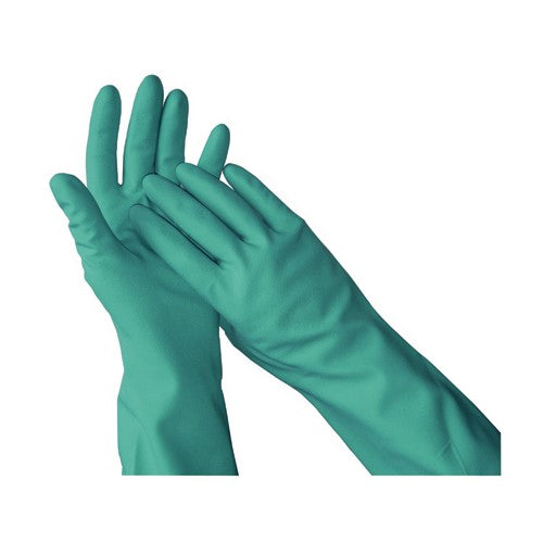 ProWorks Solvent Resistant Nitrile Flock Lined Gloves. 15 mil (990800)