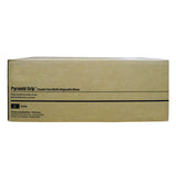 BLACK NITRILE GLOVES POWDER FREE - 9 MIL - RAISED GRIP