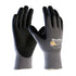 PIP® MaxiFlex® Endurance by ATG® Black Nitrile Palm And Finger Coated Work Gloves With Nylon And Lycra® Liner And Continuous Knit Wrist