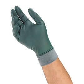 Ansell Green Microflex® Dura-Flock™ 7.9 mil Nitrile Disposable Gloves