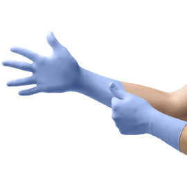 Ansell Blue Microflex® FreeForm® EC 6.3 mil Nitrile Disposable Gloves (500 Gloves Case)