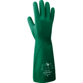 SHOWA® Green 11 mil Nitrile Chemical Resistant Gloves