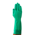 Ansell Green AlphaTec® Solvex® Flock Lined Unsupported Nitrile Chemical Resistant Gloves