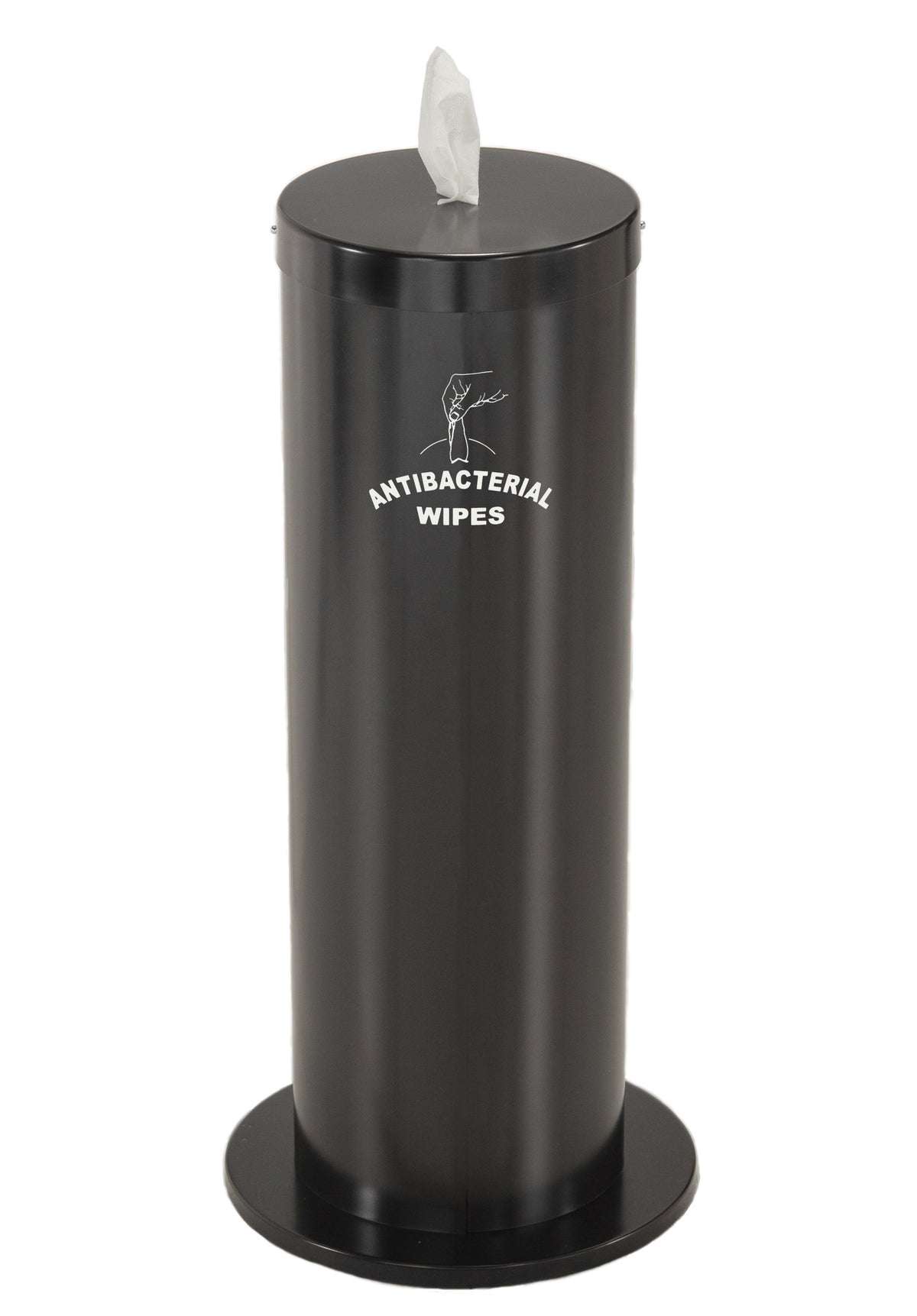 Glaro Wipe Dispenser with Extra Storage & Weighted Base | Floor Standing | Made in USA