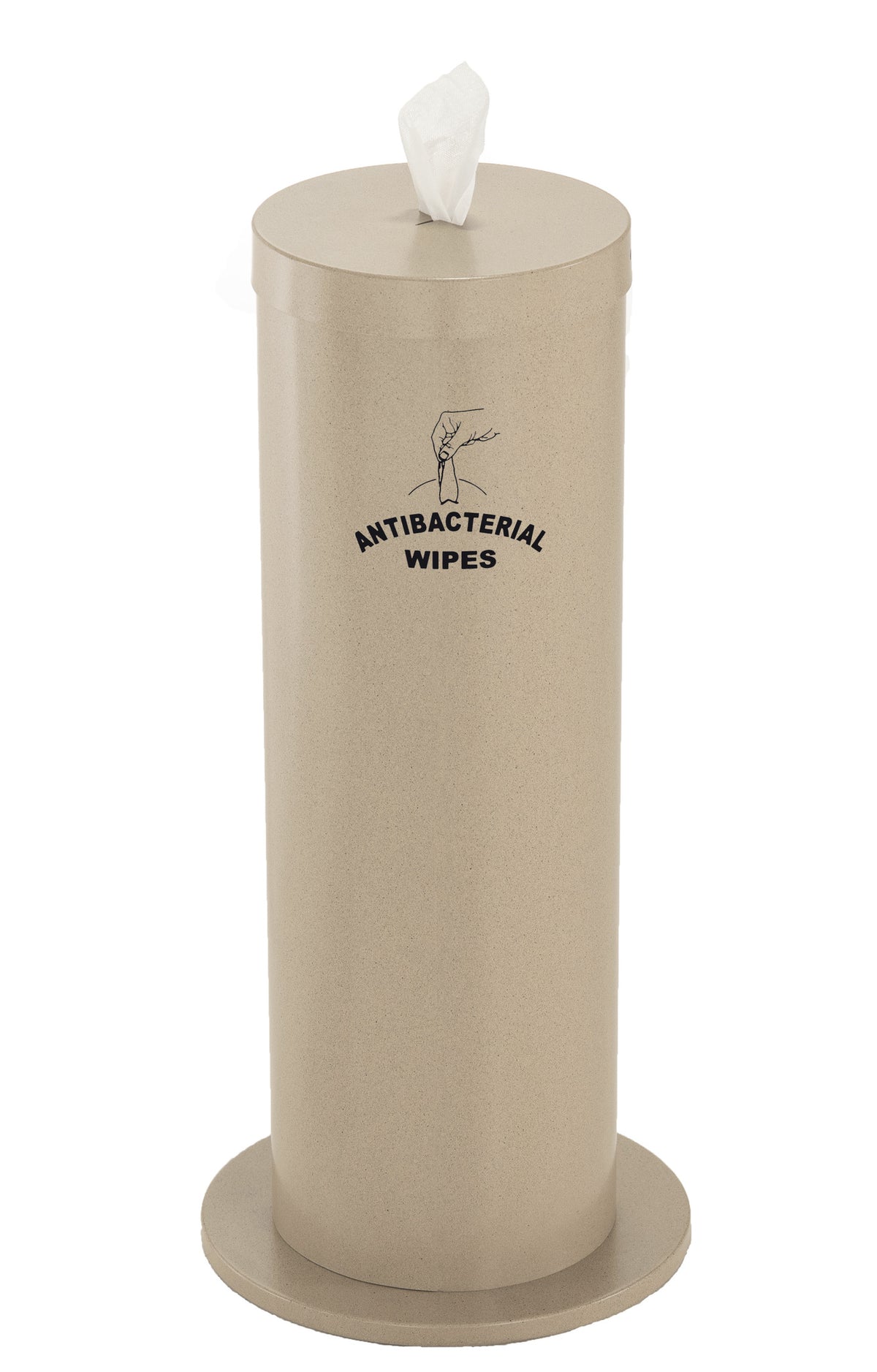 Glaro Wipe Dispenser with Extra Storage & Weighted Base | Floor Standing | Made in USA