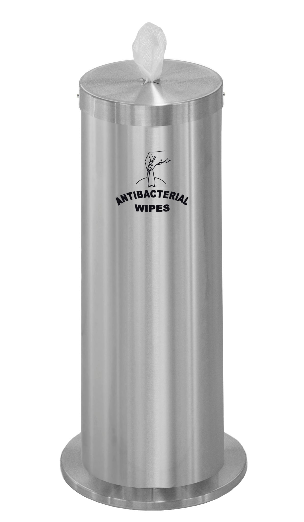 Glaro Wipe Dispenser with Extra Storage & Weighted Base | Floor Standing | Made in USA