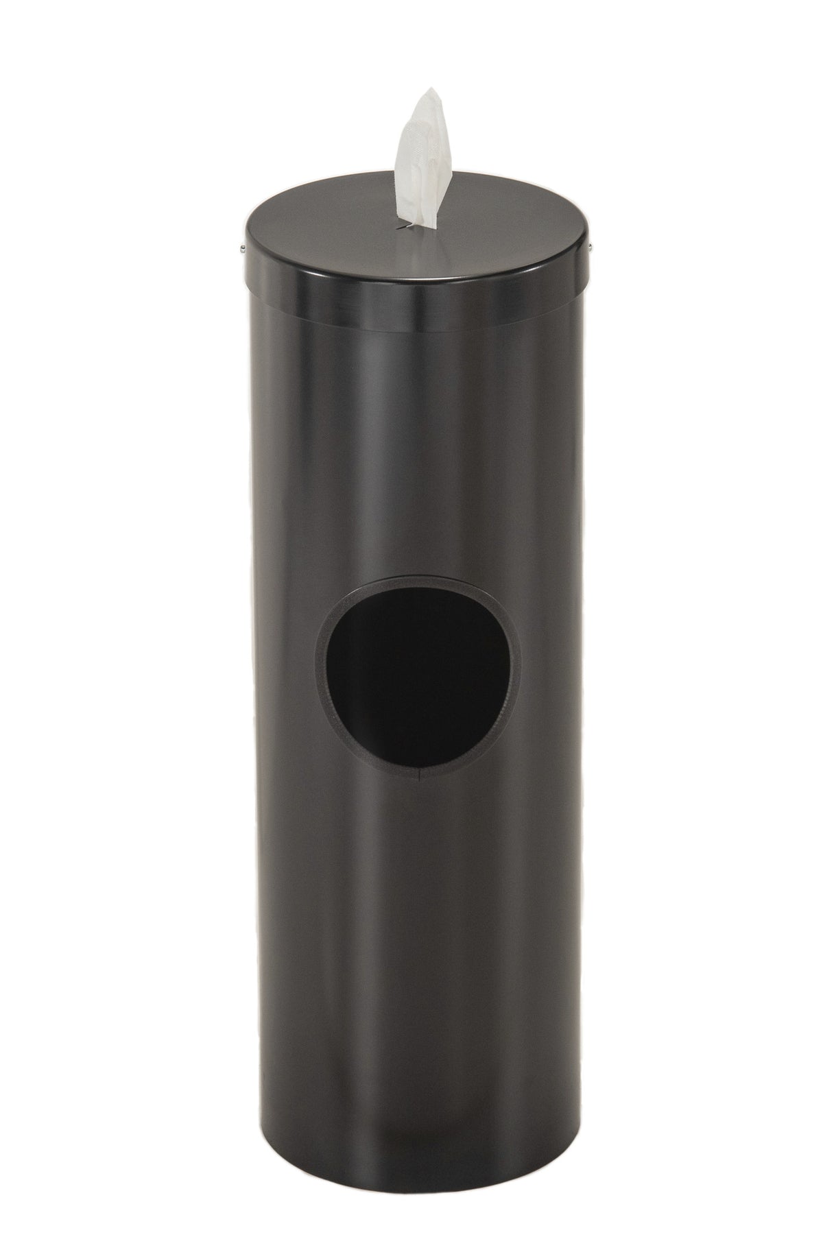 Glaro Wipe Dispenser with Trash Receptacle & Removable Liner | Floor Standing | Made in USA