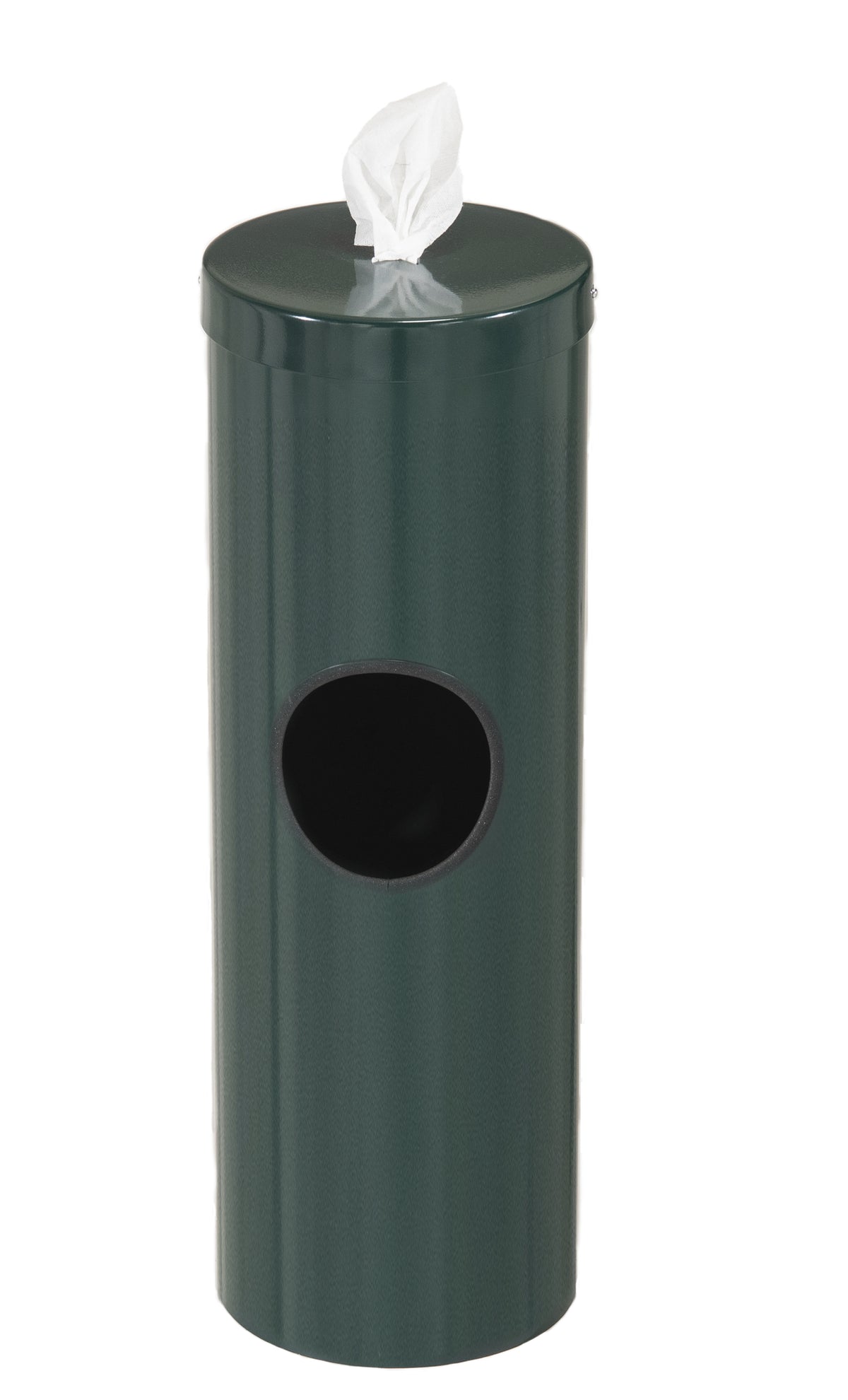 Glaro Wipe Dispenser with Trash Receptacle & Removable Liner | Floor Standing | Made in USA
