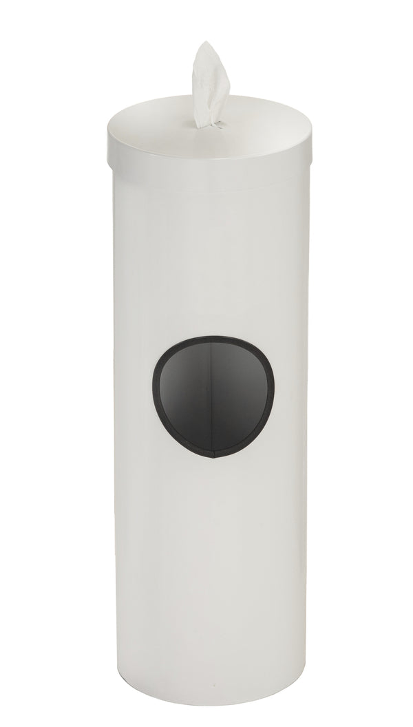 Glaro Wipe Dispenser with Trash Receptacle & Removable Liner | Floor Standing | Made in USA