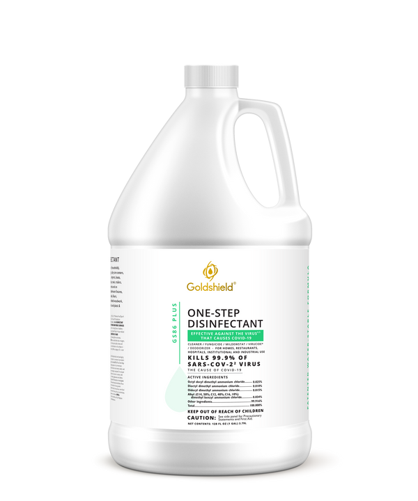 Goldshield 86 Plus – Broad Spectrum Disinfectant – 1 Gallon Bottle