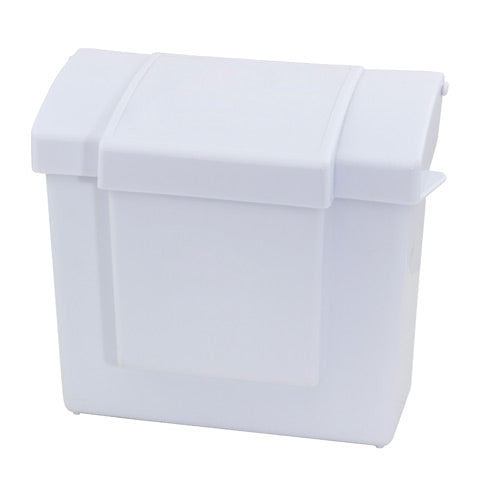 All-In-One White Waste Receptacle (HS-6140WP)