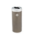 Glaro RecyclePro Value Mixed Recyclables Bin – Multi-Purpose Opening | Satin Aluminum Lid | 15–41 Gallons | Made in USA