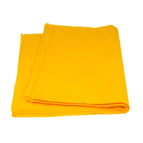 Taskbrand DS-H Stretch Duster, 24" X 24", Flat, Polybag, Yellow/Orange
