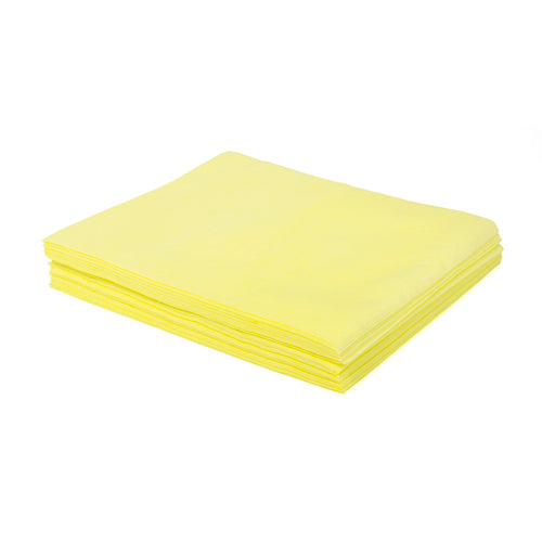 Taskbrand DS-M Stretch Duster, 24"X 24", Flat, Polybag, Yellow