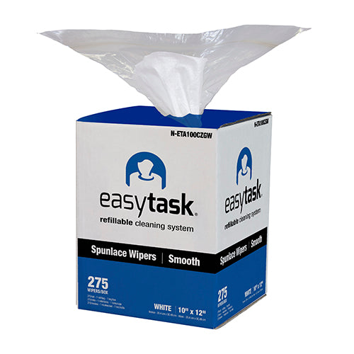 EasyTask® GrabBox® Refillable Cleaning System - Spunlace, Smooth (N-ETA100CZGW)