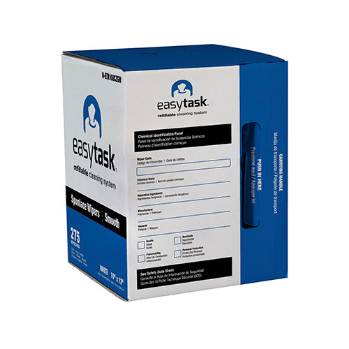 EasyTask® GrabBox® Refillable Cleaning System - Spunlace, Smooth (N-ETA100CZGW)