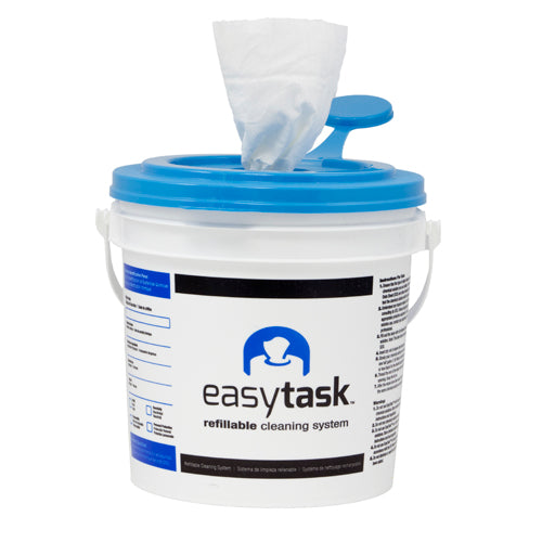 EASY TASK ET-H W/BUCKET, HD HYDROSPUN, 12"X12", CENTERPULL ROLL, 60/RL, 6 RL/CS + 1 BUCKET (N-ETHCBW)