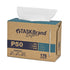 Taskbrand P50 LD Hydrospun, 9"X16.75", Interfold Dispenser Box, White