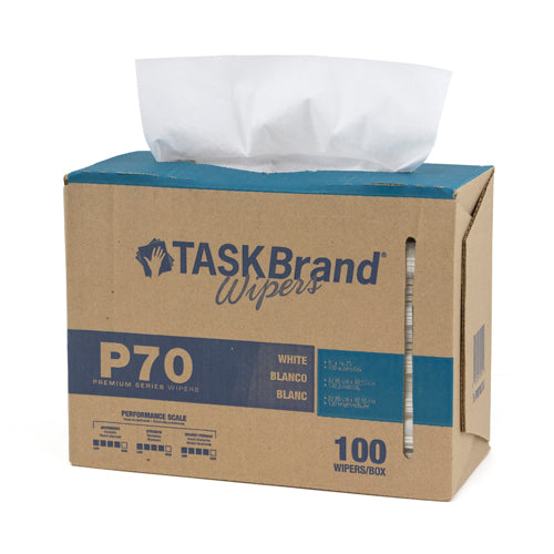 Taskbrand P70 HD Hydrospun, 9"X16.5", Interfold, Dispenser, White