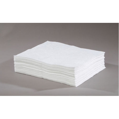 TaskBrand® Industrial Oil Only Sorbent Pad, Meltblown, Sonic Bonded, 15" x 18" (OS-INB-PWV)