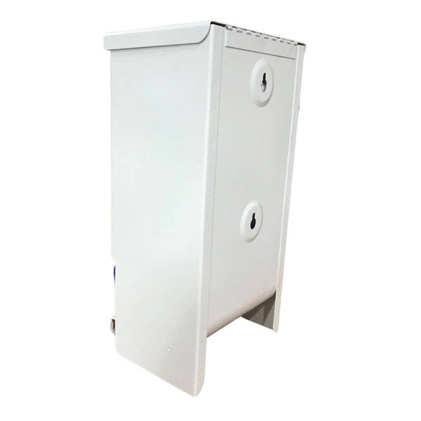 SD7000-PF Pre-Filled Courtesy Dispenser – Tampons, Pads & Disposal Bags, Compact, Wall-Mounted