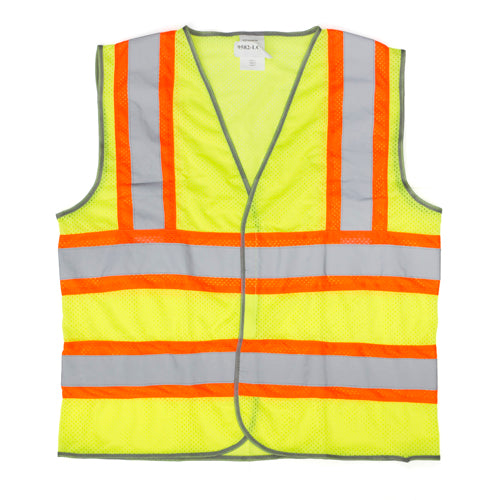 ProWorks Reflective Safety Vests, Class II Rated - Mesh