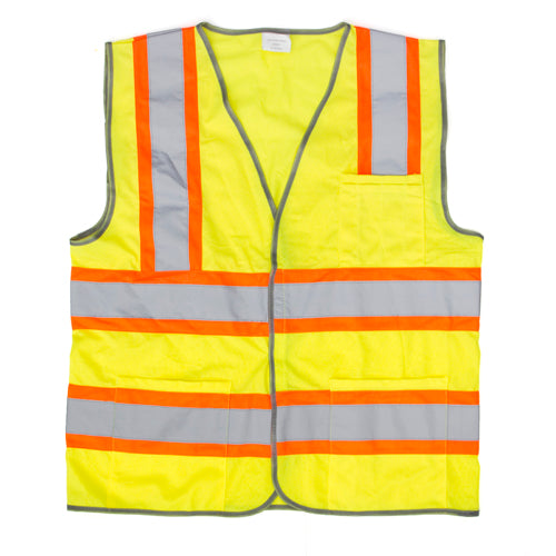 ProWorks Reflective Safety Vests, Class II Rated - Solid