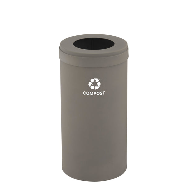 Glaro RecyclePro Value Series with Single Purpose, Large Opening for WASTE & TRASH - Designer Colors