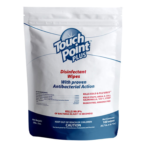 TouchPoint® Plus Disinfectant Wipes