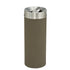 Glaro “Mount Everest” Waste Receptacle – Tip Action Lid | Nickel & Satin Aluminum | Made in USA