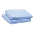 Sontara® EC, Creped, Blue, 12"x12", Packed Flat in Poly Pack, 100/pack, 10 packs/case (M-PR811)